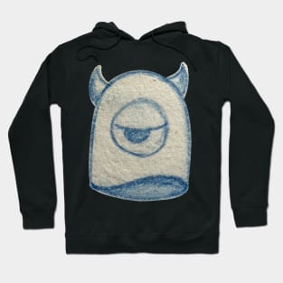 Blue floaty ghost monster Hoodie